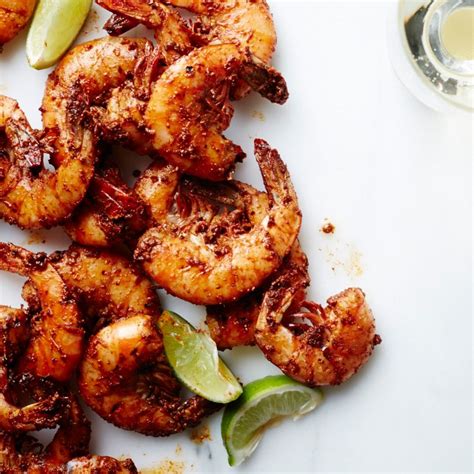 peel-and-eat-grilled-shrimp-with-harissa-recipe-food image