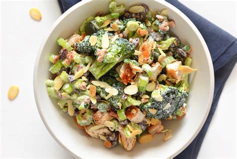 turkey-broccoli-almond-salad-hayters-farm image