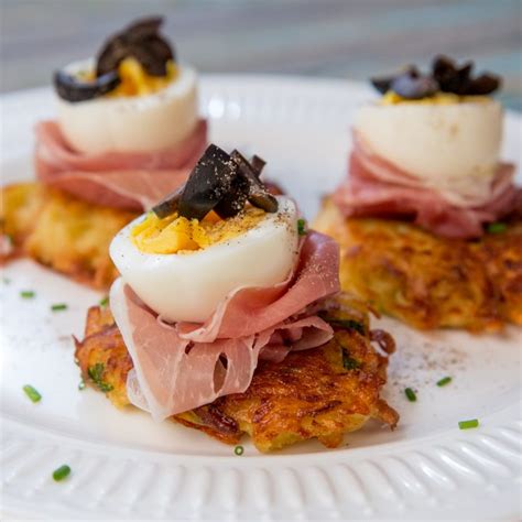 potato-cakes-with-prosciutto-and-egg-so-delicious image