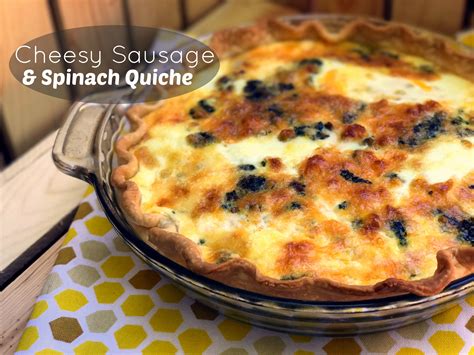 cheesy-sausage-spinach-quiche-aunt-bees image
