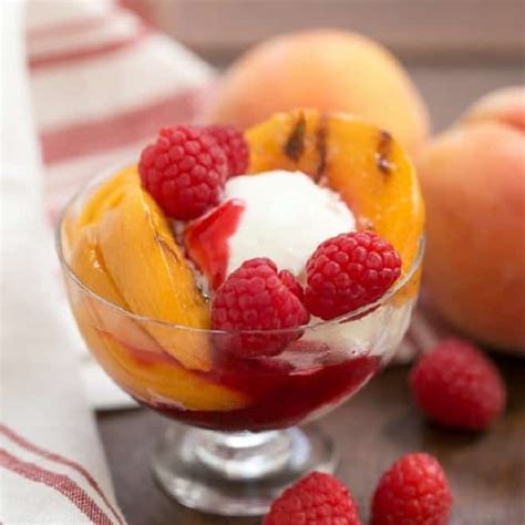 grilled-peach-melba-that-skinny-chick-can-bake image