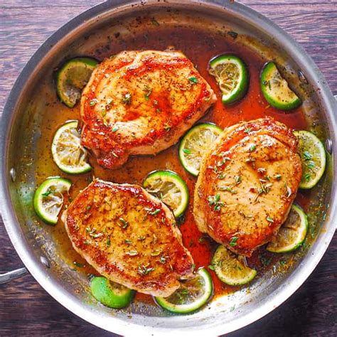 pan-fried-pork-chops-with-honey-lime-glaze-julias image