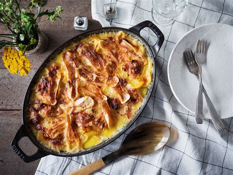 tartiflette-french-potato-bacon-and-cheese-casserole image