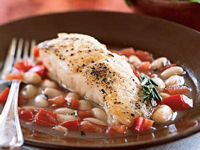 halibut-with-white-beans-in-tomato-rosemary-broth image