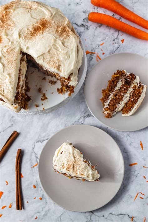 nut-free-carrot-cake-with-cream-cheese-icing-cooking image