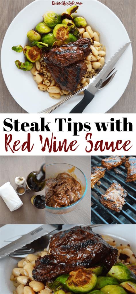 steak-tips-with-red-wine-sauce-red-meat-beef-dinner image