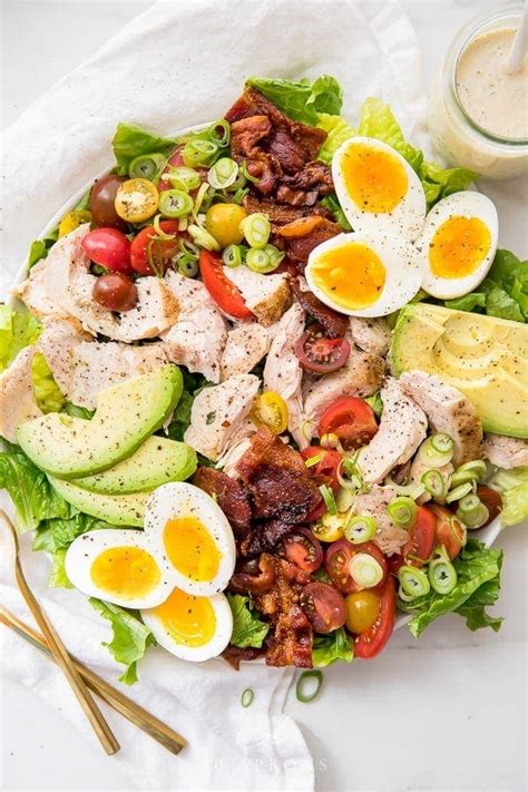 healthy-chicken-cobb-salad-whole30-dairy-free-40 image
