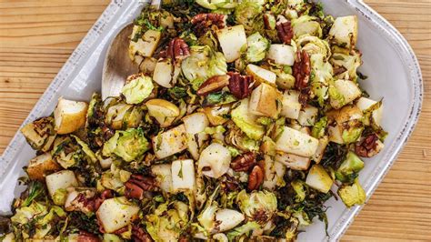 sunny-andersons-warm-brussels-sprouts-pear-salad image