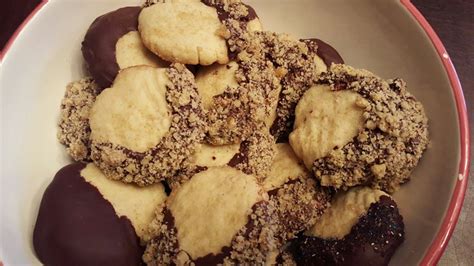 chocolate-dipped-shortbread-cookies-recipe-sassy image