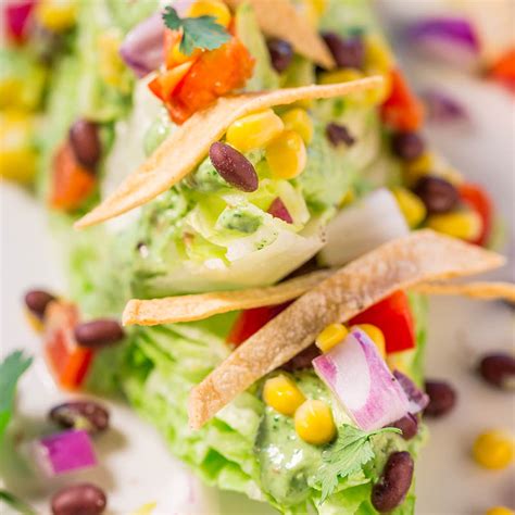 simple-mexican-side-salad-cilantro-lime-dressing image