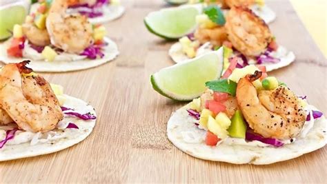 tequila-lime-grilled-shrimp-tacos-with-pineapple-salsa image