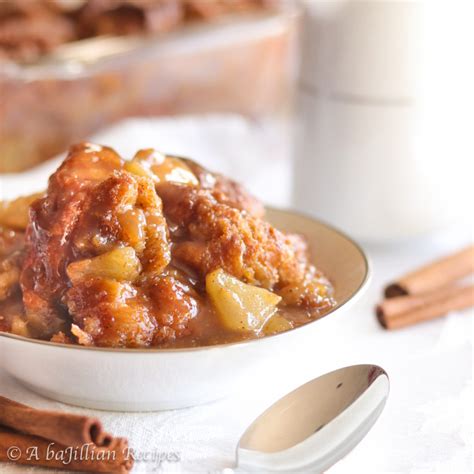pear-bread-pudding-with-toffee-sauce-a-bajillian image