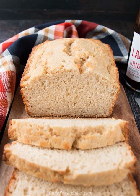 homemade-beer-bread-little-sweet-baker image