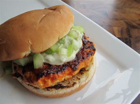 spicy-buffalo-chicken-burgers-recipe-serious-eats image