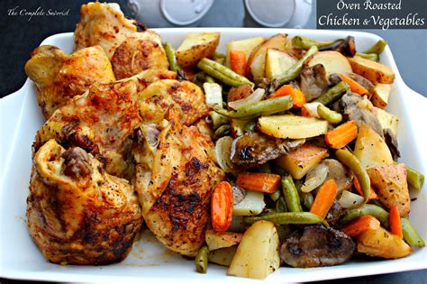 oven-roasted-chicken-and-vegetables-the-complete image