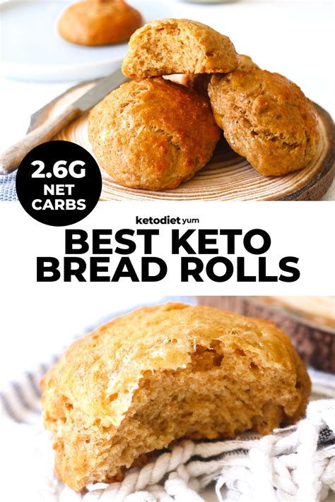 keto-bread-rolls-only-6-ingredients-keto-diet-yum image