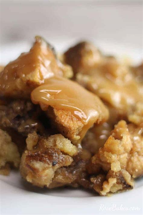 bread-pudding-with-the-best-jack-daniels-caramel-sauce image