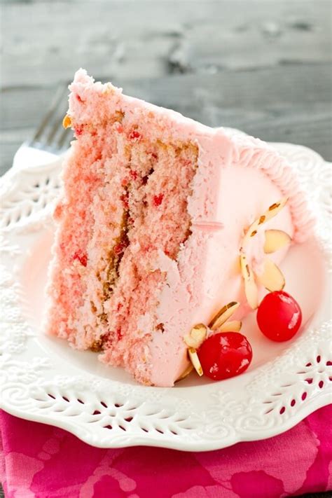 cherry-almond-cake-recipe-easy-homemade-layer image