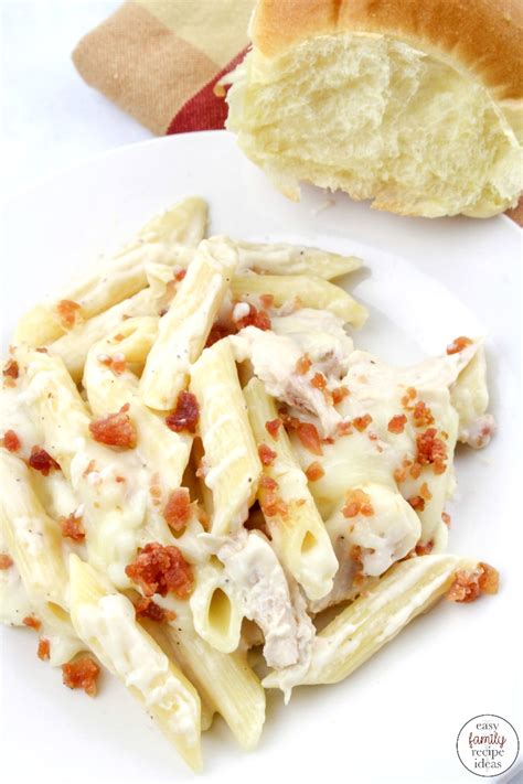 chicken-alfredo-bacon-ranch-pasta-easy-weeknight image