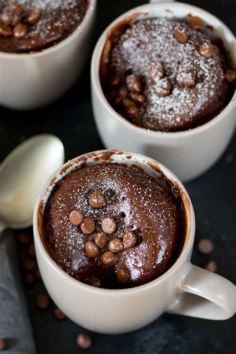 chocolate-caramel-mug-cake-nickys-kitchen-sanctuary image