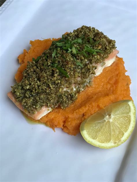 baked-salmon-with-crunchy-pecan-crust-chef-jen image