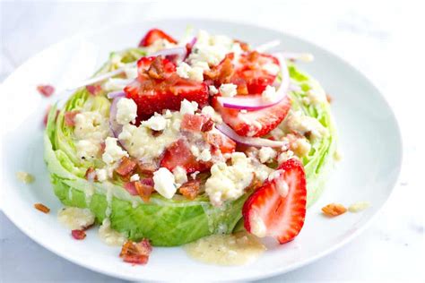 strawberry-iceberg-salad-with-blue-cheese-vinaigrette image