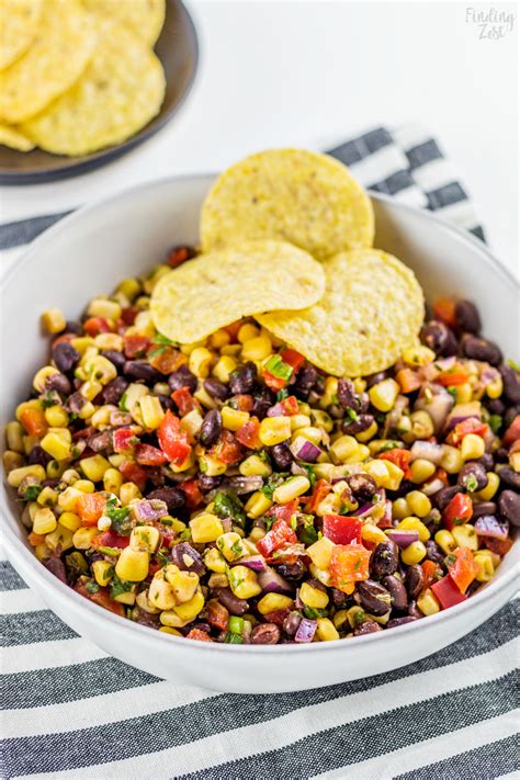 black-bean-corn-salsa-finding-zest image