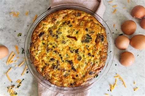 sausage-green-chili-crustless-quiche-midwest image