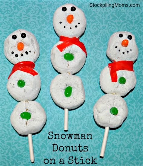 donut-snowman-recipe-stockpiling-moms image