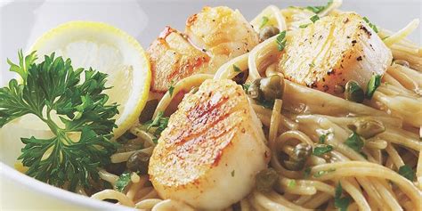 scallop-piccata-on-angel-hair-recipe-eatingwell image