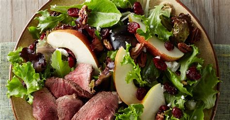 beef-tenderloin-cranberry-and-pear-salad image