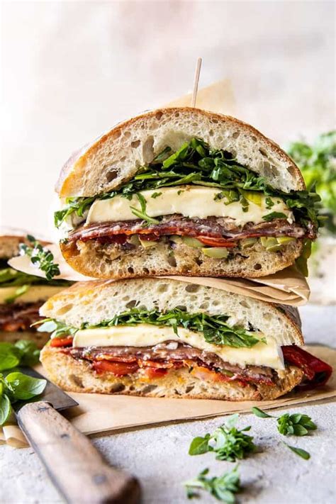 picnic-style-brie-and-prosciutto-sandwich-half-baked image