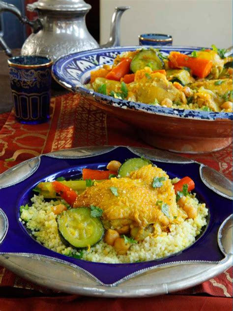 chicken-vegetable-couscous-savory-moroccan image