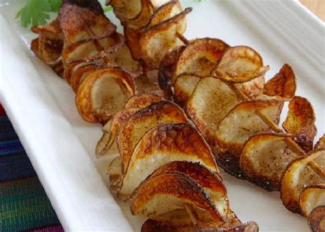 baked-potato-chips-on-a-stick-are-sizzling-on-allrecipes image