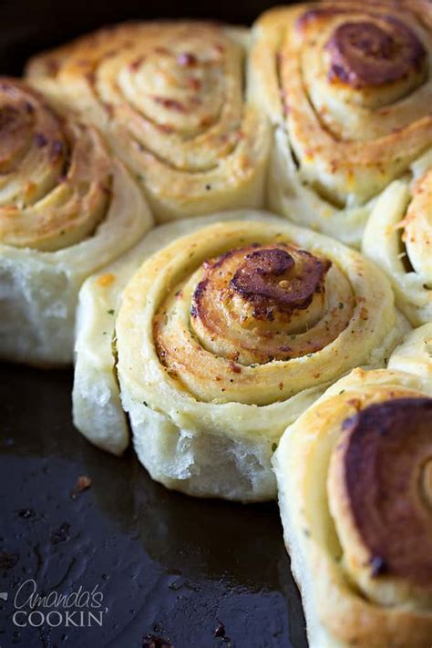 parmesan-garlic-rolls-soft-dinner-roll-recipe-with-garlic image