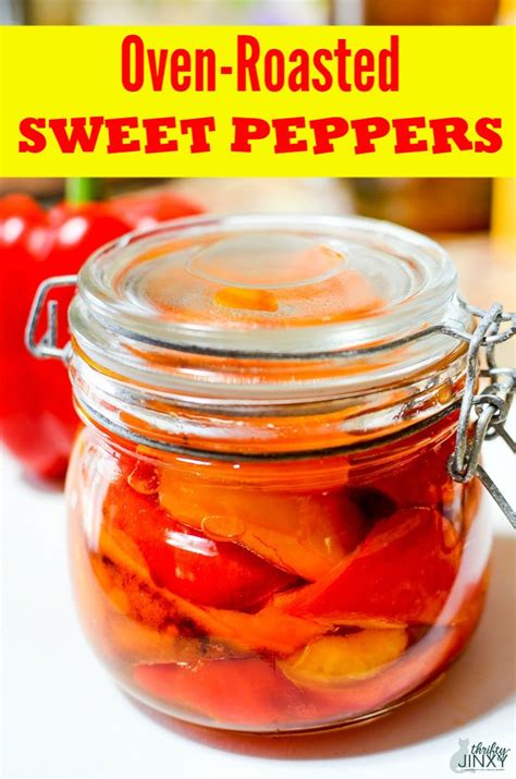 oven-roasted-sweet-peppers-recipe-thrifty-jinxy image