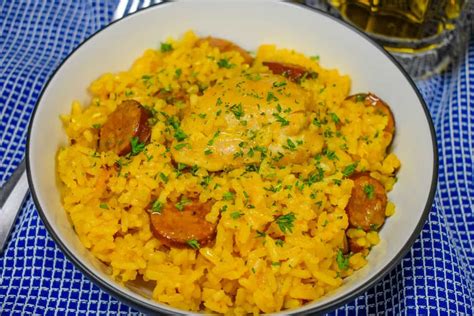 rice-chicken-and-sausage-cook2eatwell image