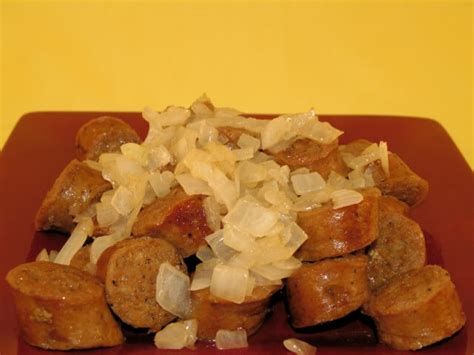 sweet-onion-kielbasa-recipe-cdkitchencom image