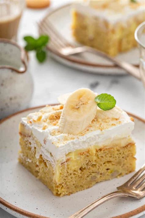 banana-pudding-poke-cake-my-baking-addiction image