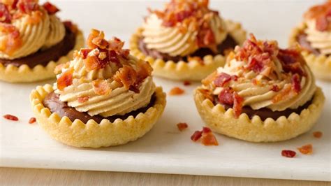 chocolate-peanut-butter-bacon-tartlets image