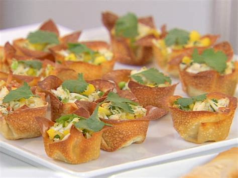 crab-salad-in-crisp-wonton-cups-recipes-cooking image