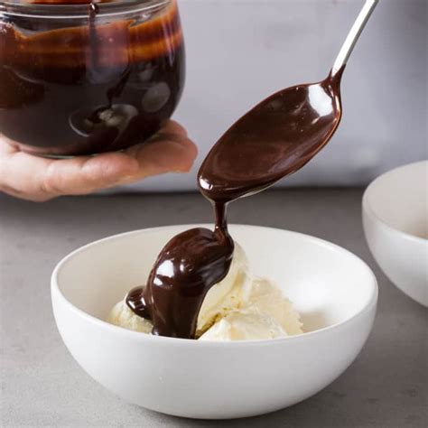dark-chocolate-fudge-sauce-cooks-illustrated image