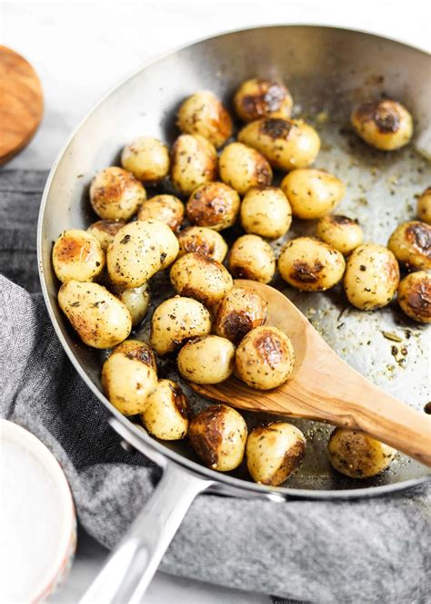 pan-fried-potatoes-with-herbs-the-heirloom-pantry image