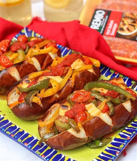 grilled-italian-sausage-and-peppers-recipe-premio image