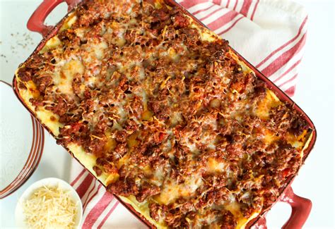 deep-dish-meat-lasagna-the-fancy-pants-kitchen image