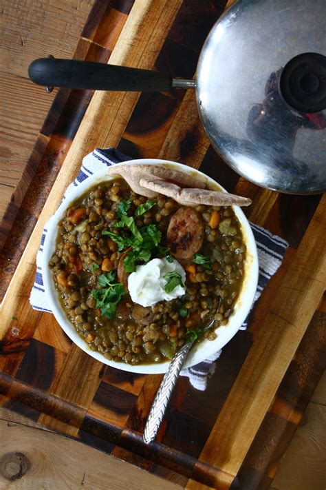 lentil-and-sweet-potato-stew-with-chicken-sausage image