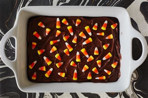 brownies-go-boo-with-a-candy-corn-topping-kitchn image