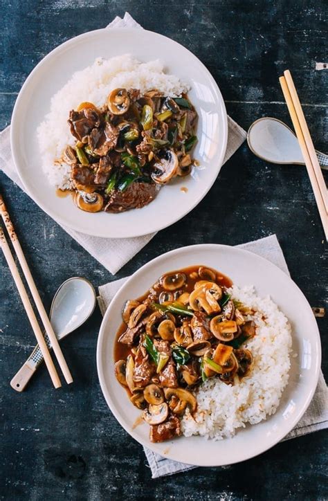 beef-and-mushroom-stir-fry-rice-plate-the-woks-of-life image