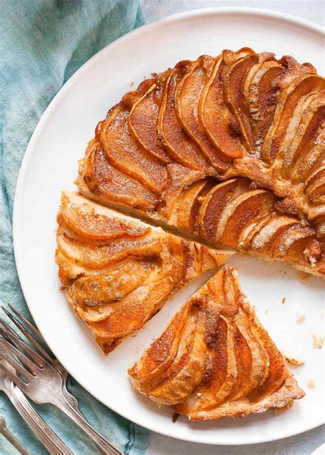 pear-cake-with-cinnamon-sugar-recipe-simply image