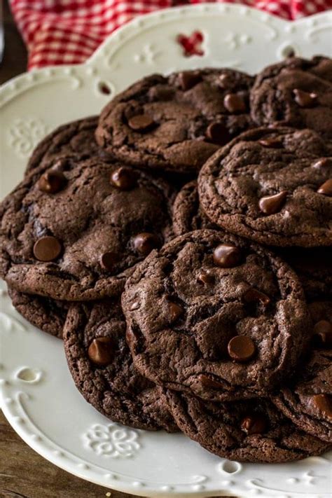 chocolate-cake-mix-cookies-soft-chewy image